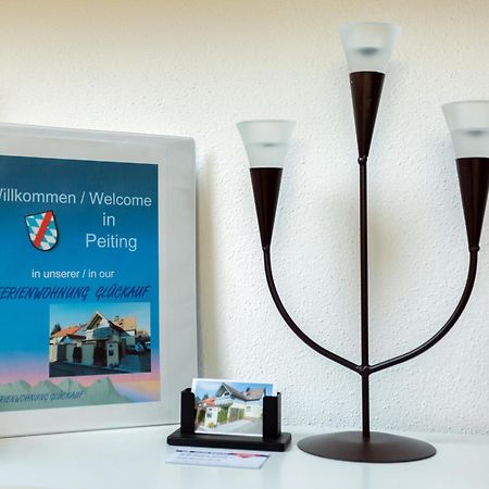 Ferienwohnung Glueckauf Peiting Esterno foto